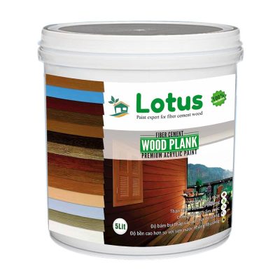 Sơn giả gỗ lotus trên kim loại và thanh xi măng