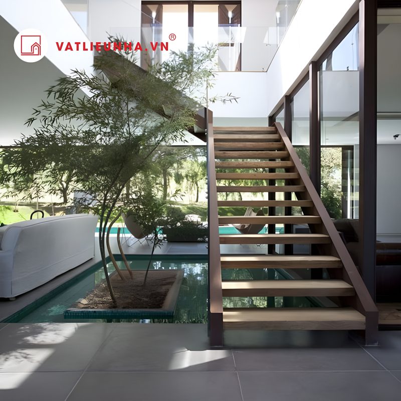 Phong thủy bể cá dưới gầm cầu thang