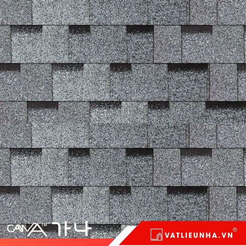 Ngói bitum phủ đá cana nhập khẩu hàn quốc dạng đa tầng