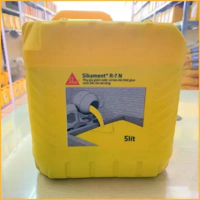 Sikament R7N Phụ Gia Hóa Dẻo Giảm Nước Bê Tông 5L/25L