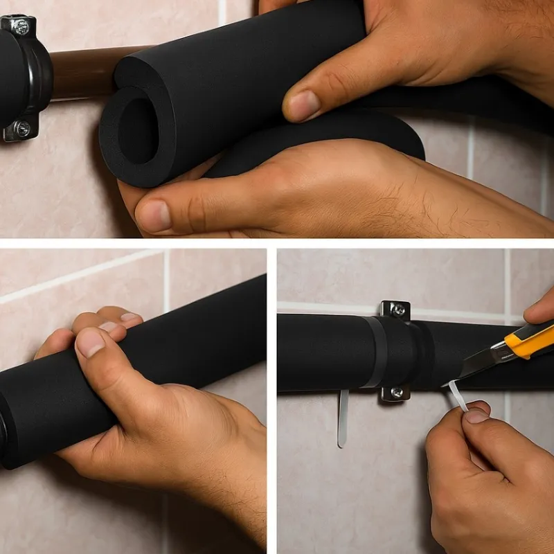 tấm bọc cách âm ống thoát nước