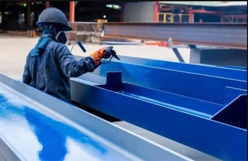 Sơn epoxy được dùng trên bề mặt kim loại