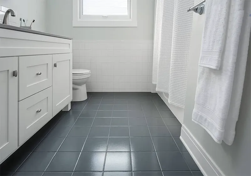 Sơn epoxy được dùng trên sàn gạch men