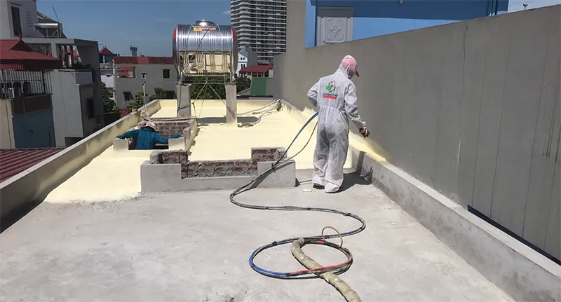 Phun PU Foam - Giải pháp chống nóng tối ưu nhất