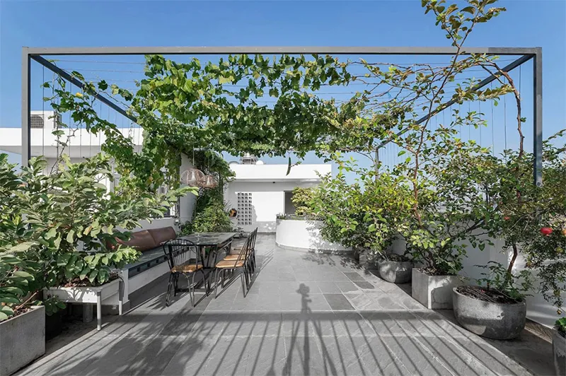 Kinh nghiệm làm mái chống nóng sân thượng hiệu quả