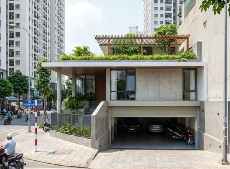 Mau nha cap 4 co tang ham dep 10