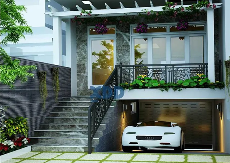 Mau nha cap 4 co tang ham dep 3