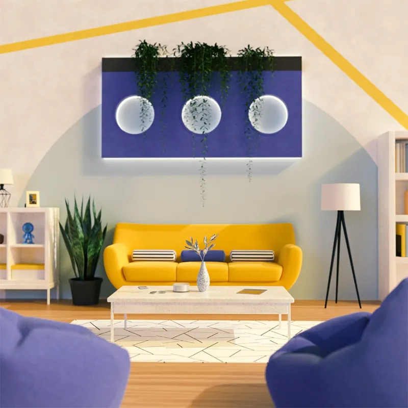 Phoi ba mau trong thiet ke nha. noi that 13