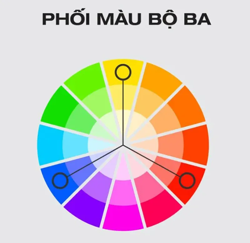 Phoi ba mau trong thiet ke nha. noi that 17