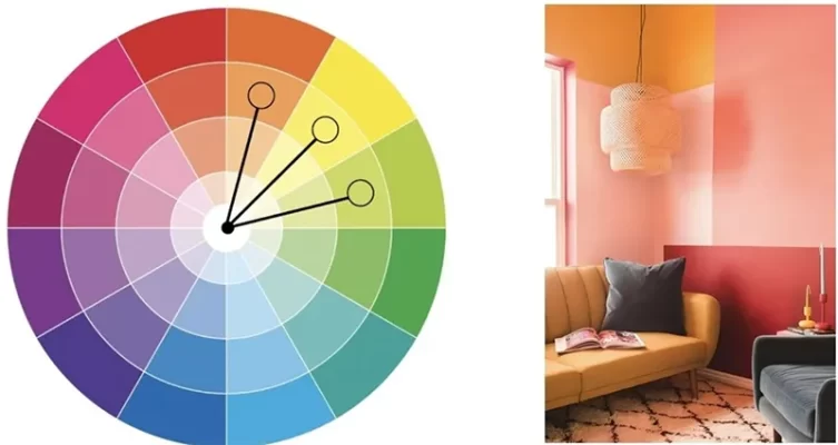 Phoi ba mau trong thiet ke nha. noi that 2