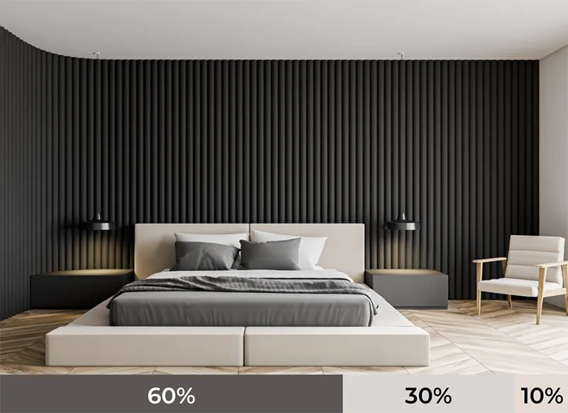 Phoi ba mau trong thiet ke nha. noi that 3