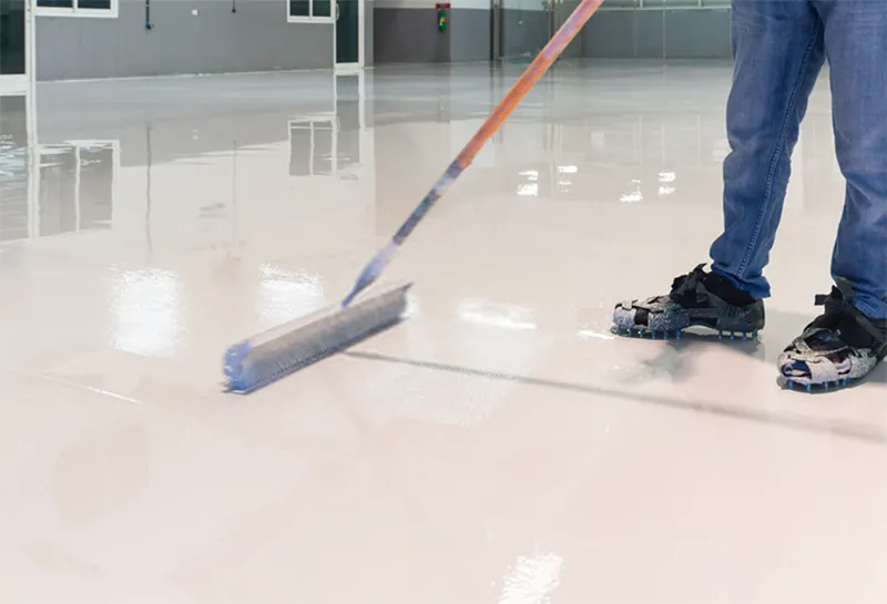 sơn sàn epoxy tự san phẳng
