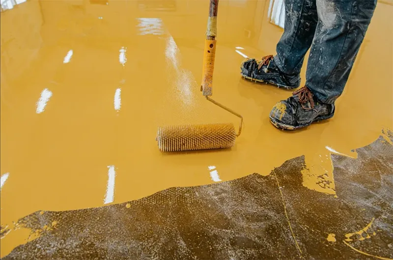 Sơn sàn epoxy tự san phẳng: Giải pháp hoàn hảo cho nền nhà xưởng