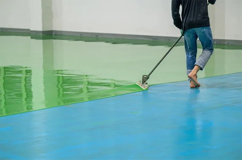 Sơn sàn epoxy tự san phẳng