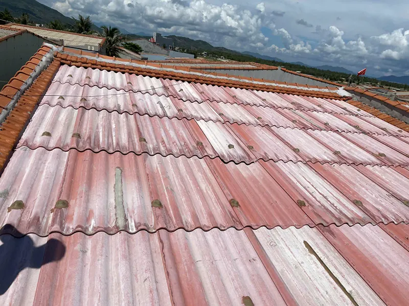 Cấu tạo tấm lợp fibro xi măng