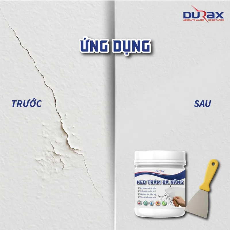Keo vá tường nứt
