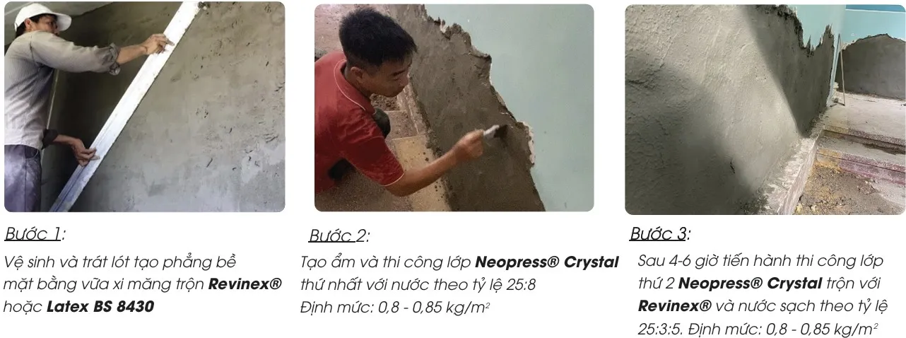 chống thấm ngược tường trong nhà 4
