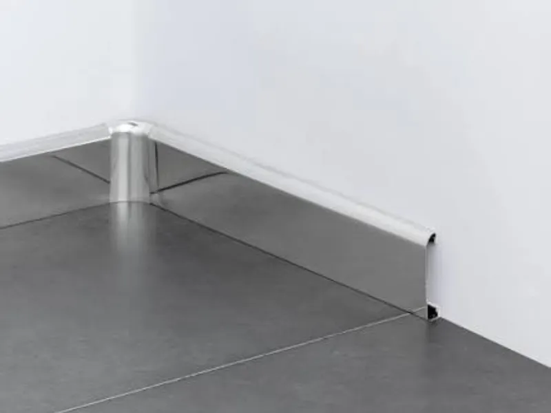 Phào chân tường inox chống va đập trầy xướt