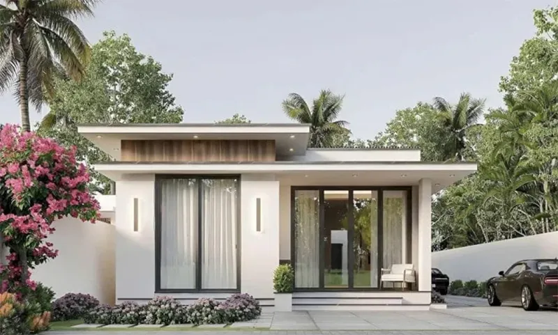 Nhà cấp 4 mái bằng hiện đại - Xu hướng thiết kế hiện nay