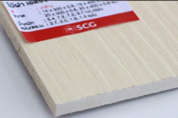 Hình ảnh thực tế thanh ốp trần SCG Smartwood 10x300x0,8cm