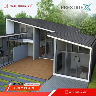 Ngói màu SCG Prestige X Màu Grey Pearl PX 11