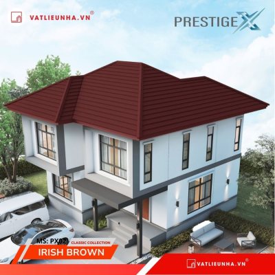 Ngói Thái SCG Dạng Phẳng – PX02 Irish Brown