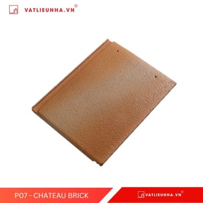 Ngói phẳng thái lan hai màu scg p007 màu gạch