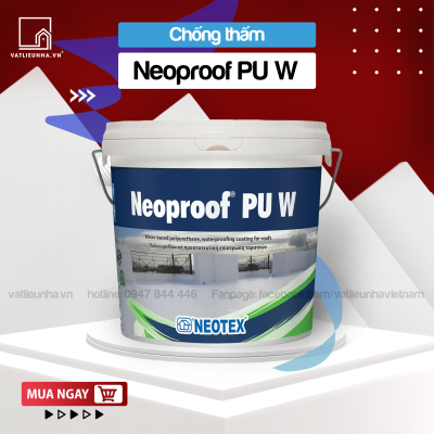 Neoproof PU W - Chống thấm sàn mái Neotex 4kg & 13 kg/Thùng