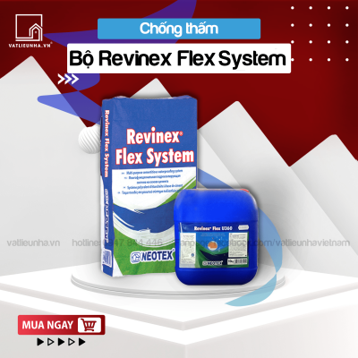 Vật liệu chống thấm gốc xi măng Revinex Flex System U360