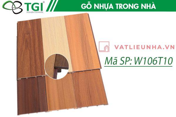 Tấm gỗ nhựa Composite ốp tường trần W106T10