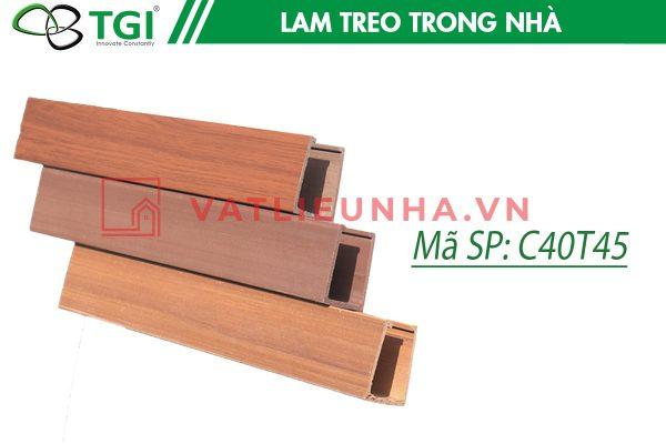 Thanh Lam Gỗ Nhựa Composite C40T45