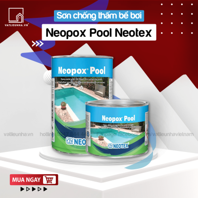 Sơn chống thấm epoxy bể bơi Neopox Pool Neotex