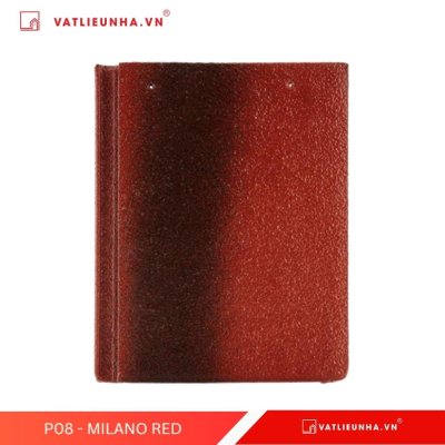 Ngói Thái SCG dạng phẳng P08 Milano Red