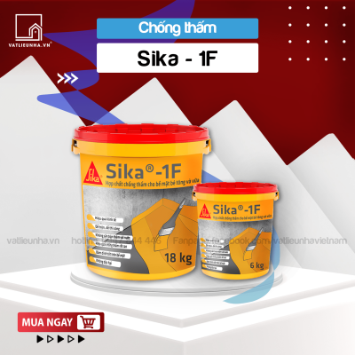Sika 1F - Hợp Chất Chống Thấm Bề Mặt Bê Tông Chất Lượng 4kg - 18kg