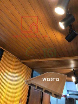 Tấm gỗ nhựa Composite ốp tường trần W125T12
