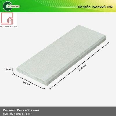 Thanh lót sàn Conwood Deck 4''100x3050x14mm