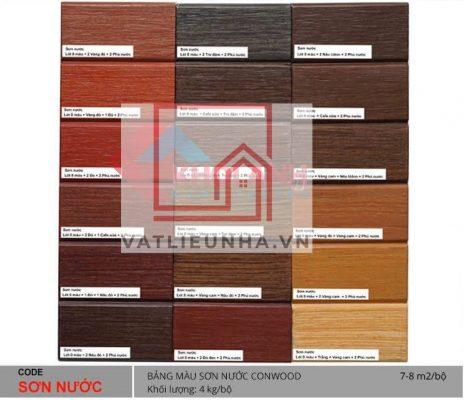 Bảng Màu Sơn Nước Conwood