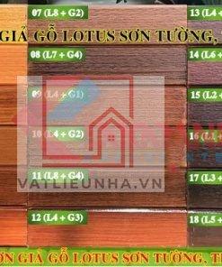 Sơn giả gỗ Lotus gốc acrylic