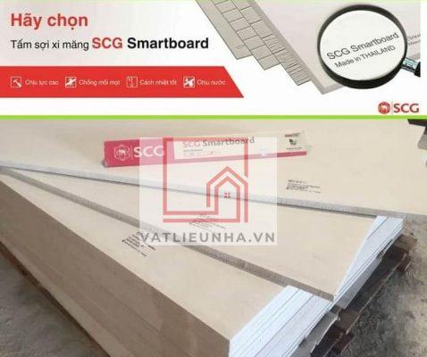Tấm xi măng Cemboard Thái Lan trang trí trần