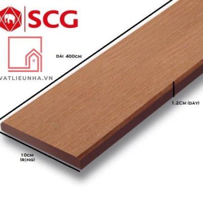Thanh SmartWood hàng rào 10x400x1,2cm - Fence Plank