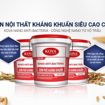 Sơn Nội Thất Kháng Khuẩn KOVA NANO Anti-Bacteria