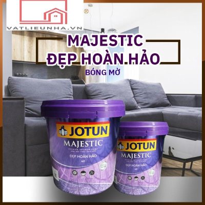 Sơn nội thất Jotun Majestic đẹp hoàn hảo mờ