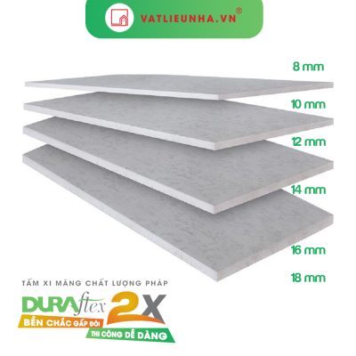Tấm xi măng cemboard duraflex 8li 10 li 12 li 18li