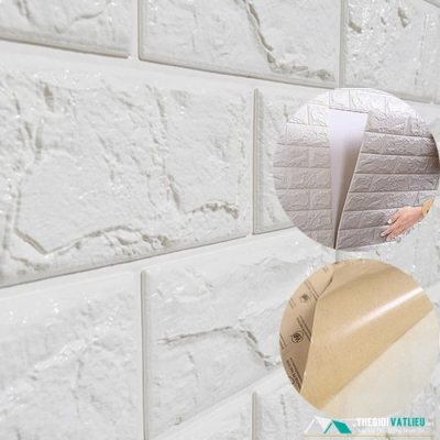 Xốp dán tường 3D giả gạch da -gỗ đá- Galaxy