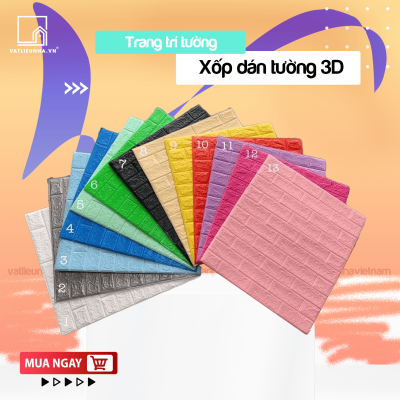 Xốp Dán Tường Giả Gạch