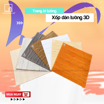Xốp Dán Tường Giả Gỗ