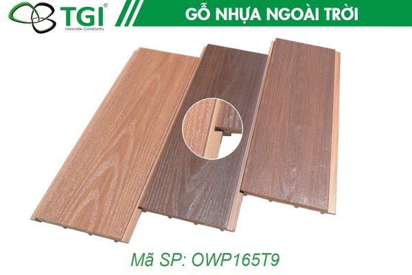 Lam gỗ Nhựa Ngoài Trời OWP165T9
