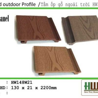 Lam gỗ nhựa ngoài trời HW148W21.