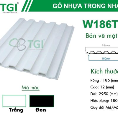 Lam gỗ Nhựa Trong nhà W186T12