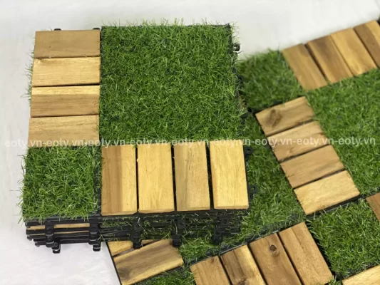 Vỉ gỗ cỏ lót sàn